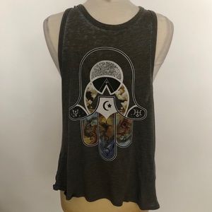 Chaser Hamsa hand tank top